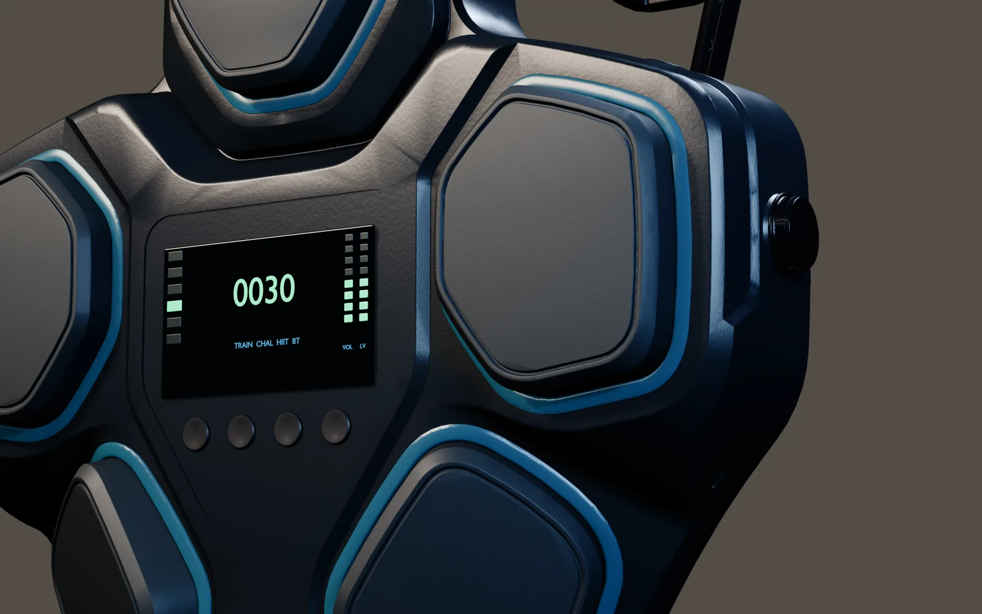 KINEPEAK central control and status interface